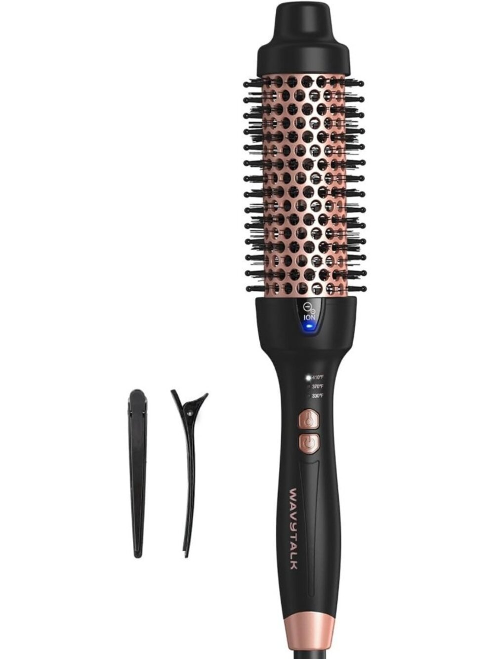 1.5” Ionic Heat Round Brush - Thermal Blowout Brush for Smooth, Frizz-Free Hair